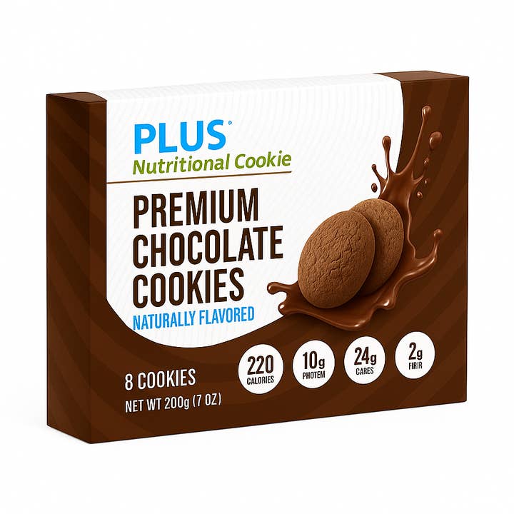 Premium Chocolate Cookie for wholesale by Plus Nutritional Cookie