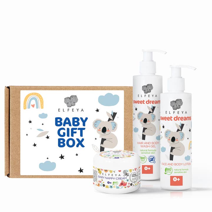 Baby Box Sweet Dreams - Set 3 produkter för wholesale av Elfeya Cosmetics