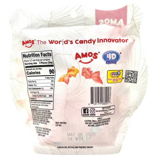 I Got Your Candy - Wholesale Gummy - Amos 4D Lucky Fish Gummy - 12ct1