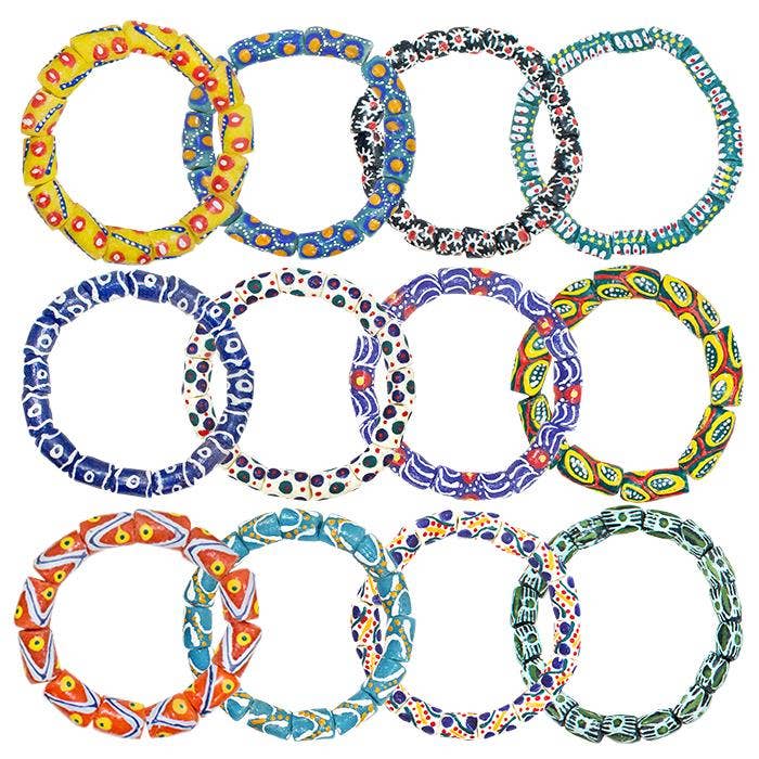 Hand Painted: Bracelet - Assorted for wholesale by Global Mamas