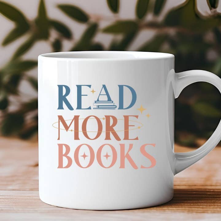Read More Books 11 oz Coffee Mug for wholesale by Sister Ray