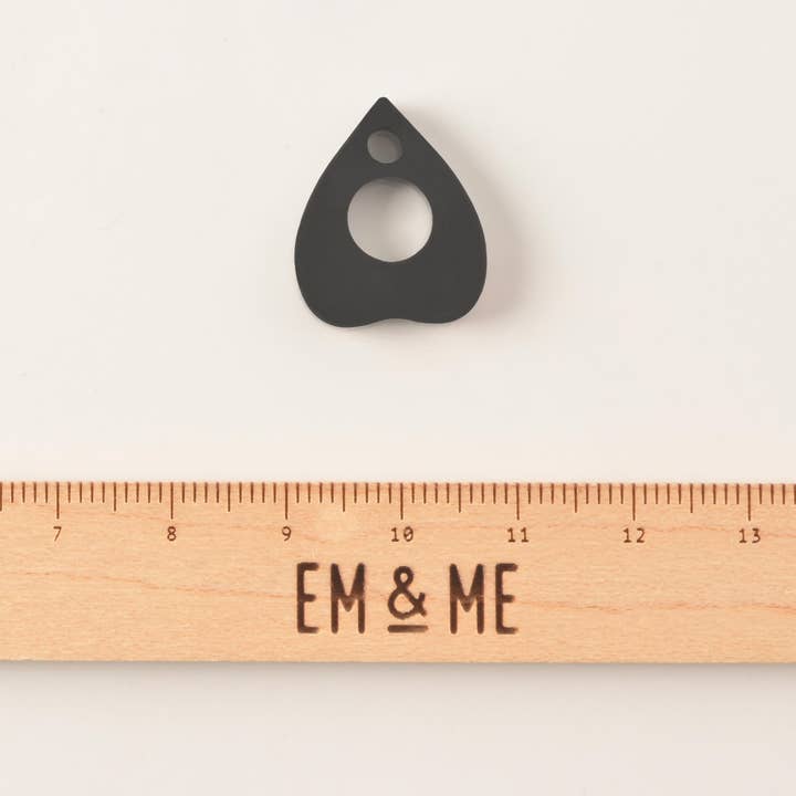 Em And Me Studio - Wholesale Individual Charm/Pendant - Ouija Planchette, Seasonal Mini, Halloween2