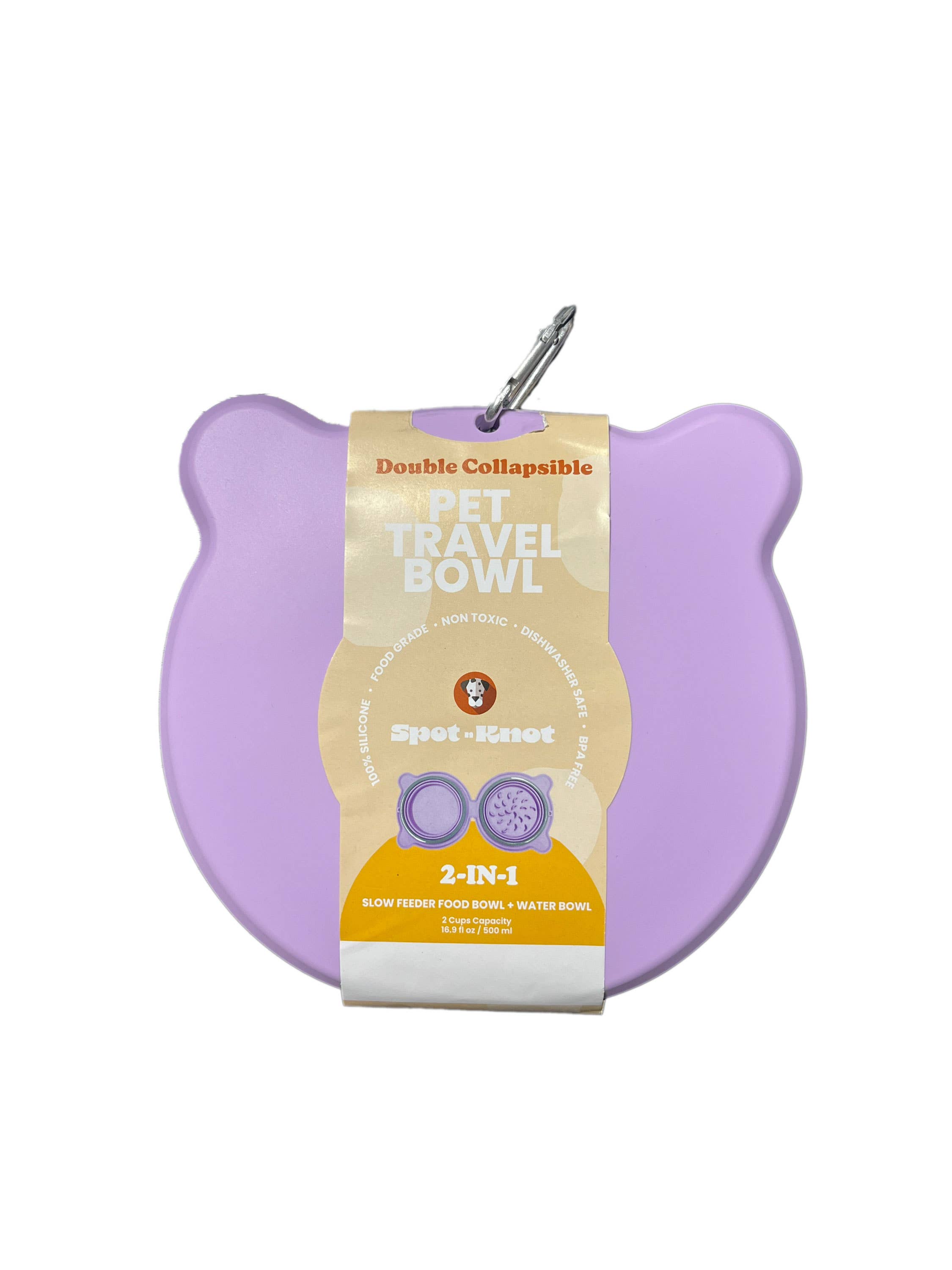 Spot N Knot - Wholesale Pet Bowl - Cat/Dog - Travel Collapsible Bowl  | Slow feeder for Dog and Cat7