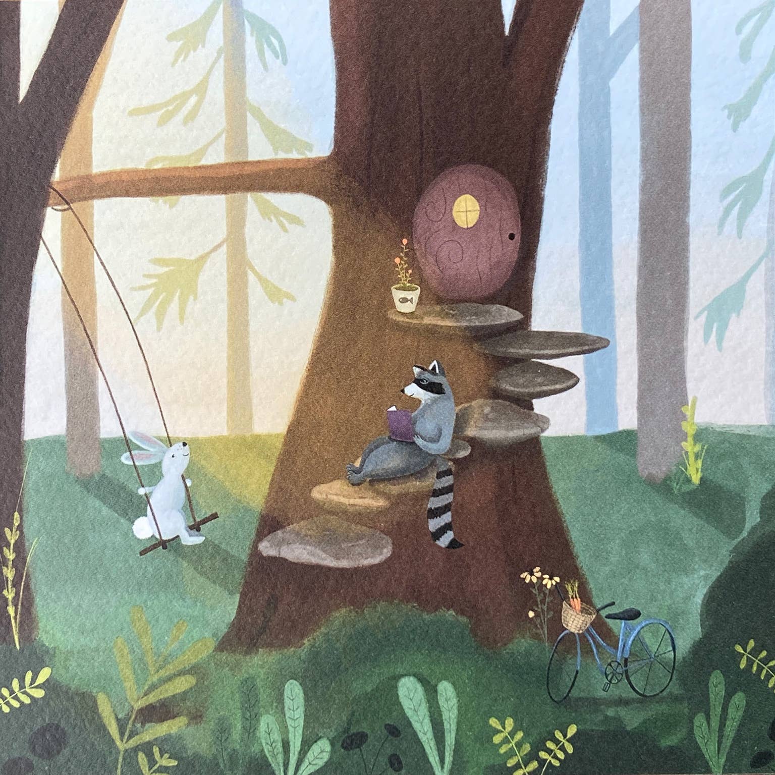 Woken - Wholesale Everyday Greeting Card - Woodland Animal Greeting Card1