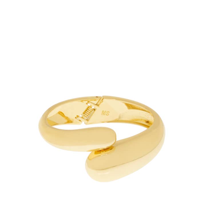 overlap dome cuff bracelet for wholesale by Marlyn Schiff