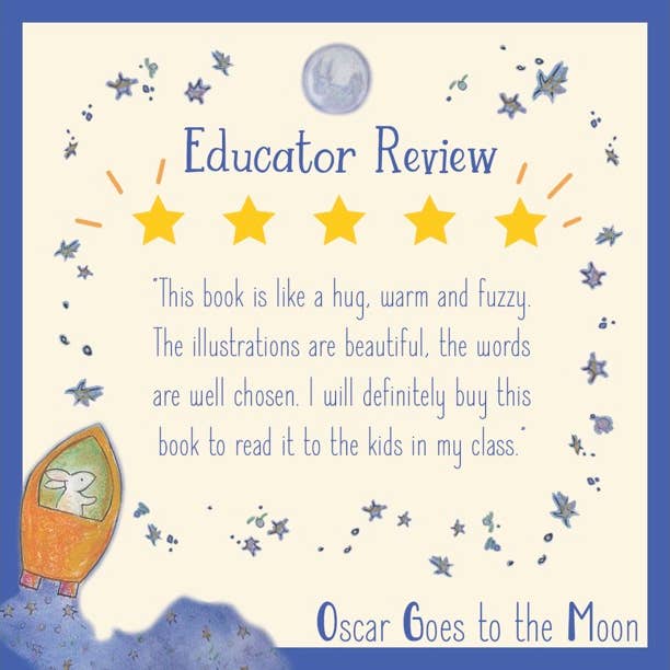 Ninewise Publishing – wholesale Pre-school book (3–5) – Oscar Goes to the Moon - Award winning bedtime story1