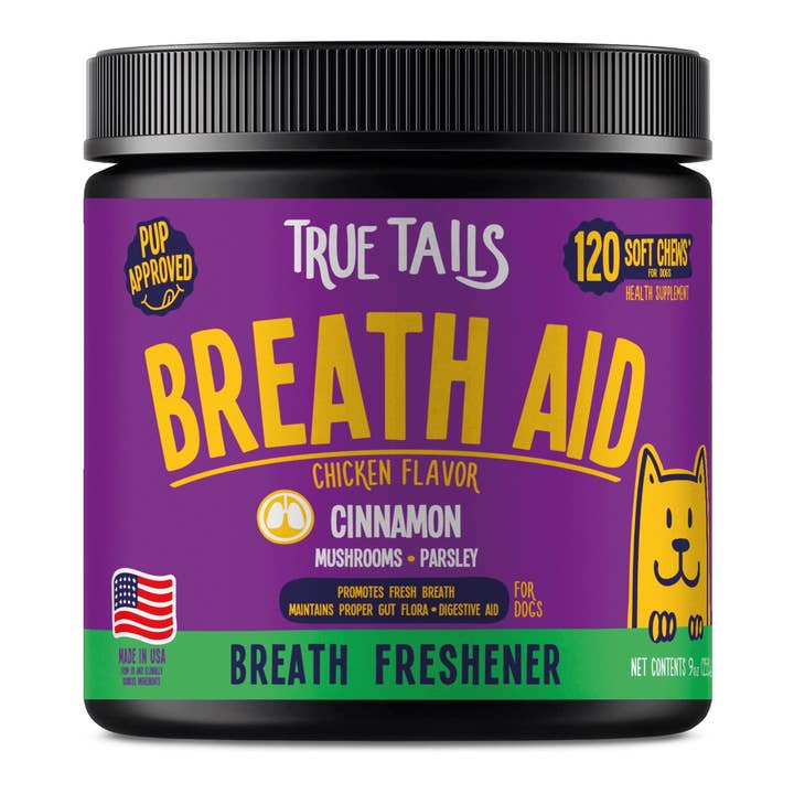 Dogline - Vente Compléments alimentaires – chien - Breath Aid à la cannelle pour chiens en pot de 9 oz (120 unités)3