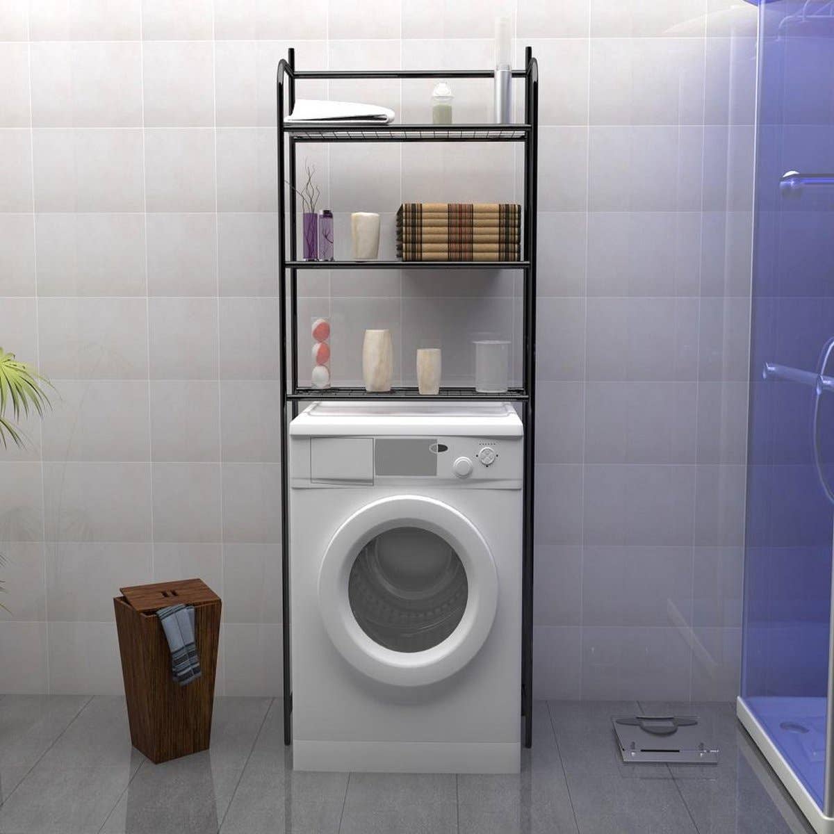 WDMT - Wholesale Laundry Basket - Metalen wasmachine opbergkast 3 laags van Naturn Living4