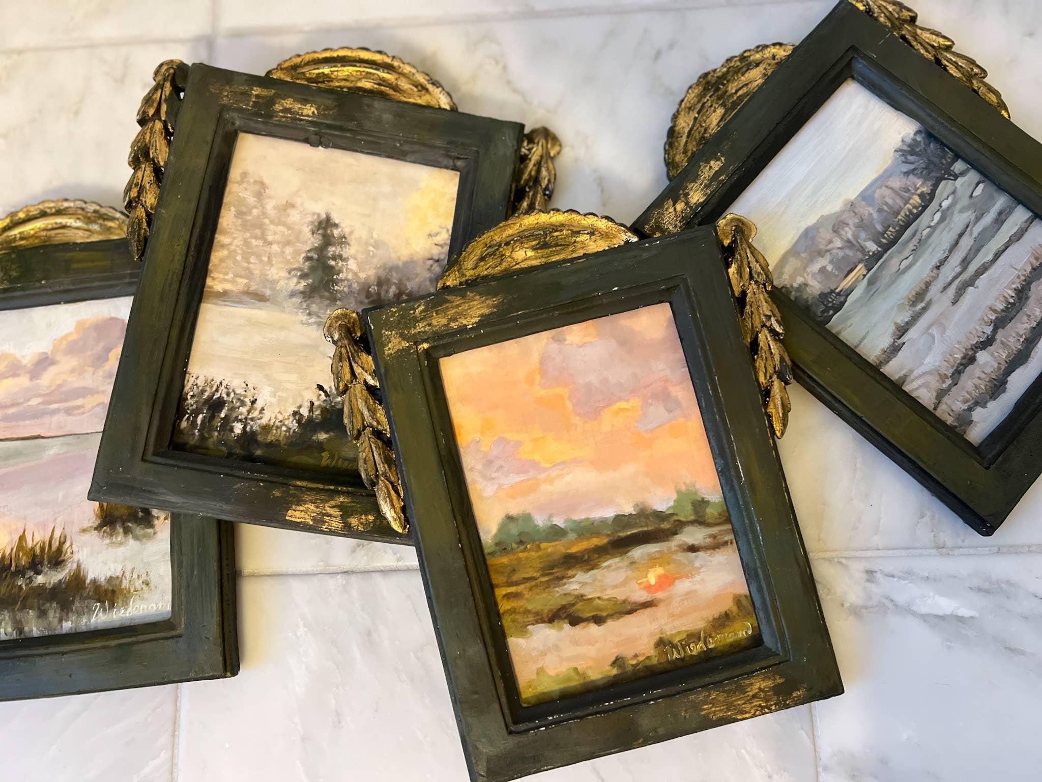 Taylor Wiedemann Fine Art - Wholesale Painting/Drawing - Landscape in Miniature-Marsh Creek II1