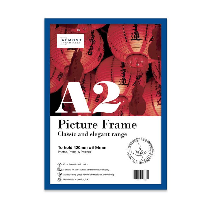 Blue A2 Picture Frame for wholesale by WholesaleFrames.co.uk