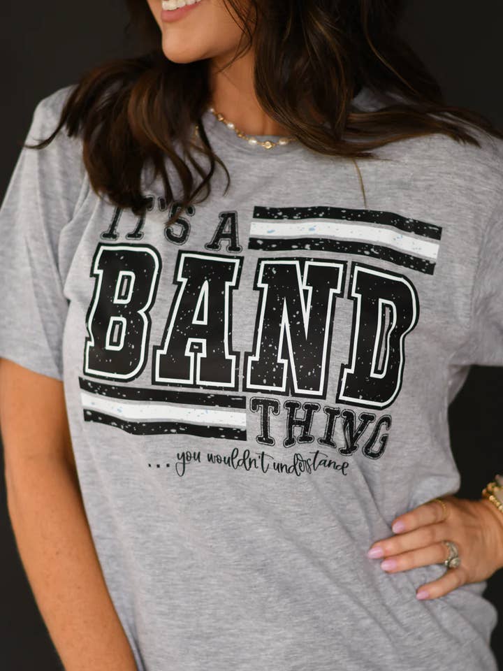 Athletic Heather Grey It’s A Band Thing Tee for wholesale on Faire0