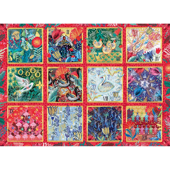 Gibsons Games Inc - Wholesale Puzzle - Adult - 12 Days of Christmas 1000 Piece Jigsaw Puzzle1