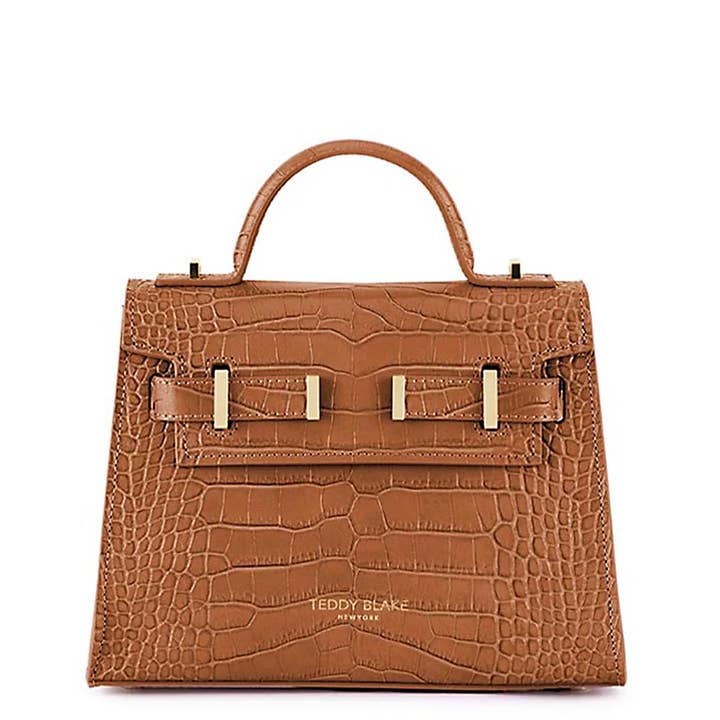 Croco Gold 9" d'Ava - Marron Camel pour la vente par Teddy Blake