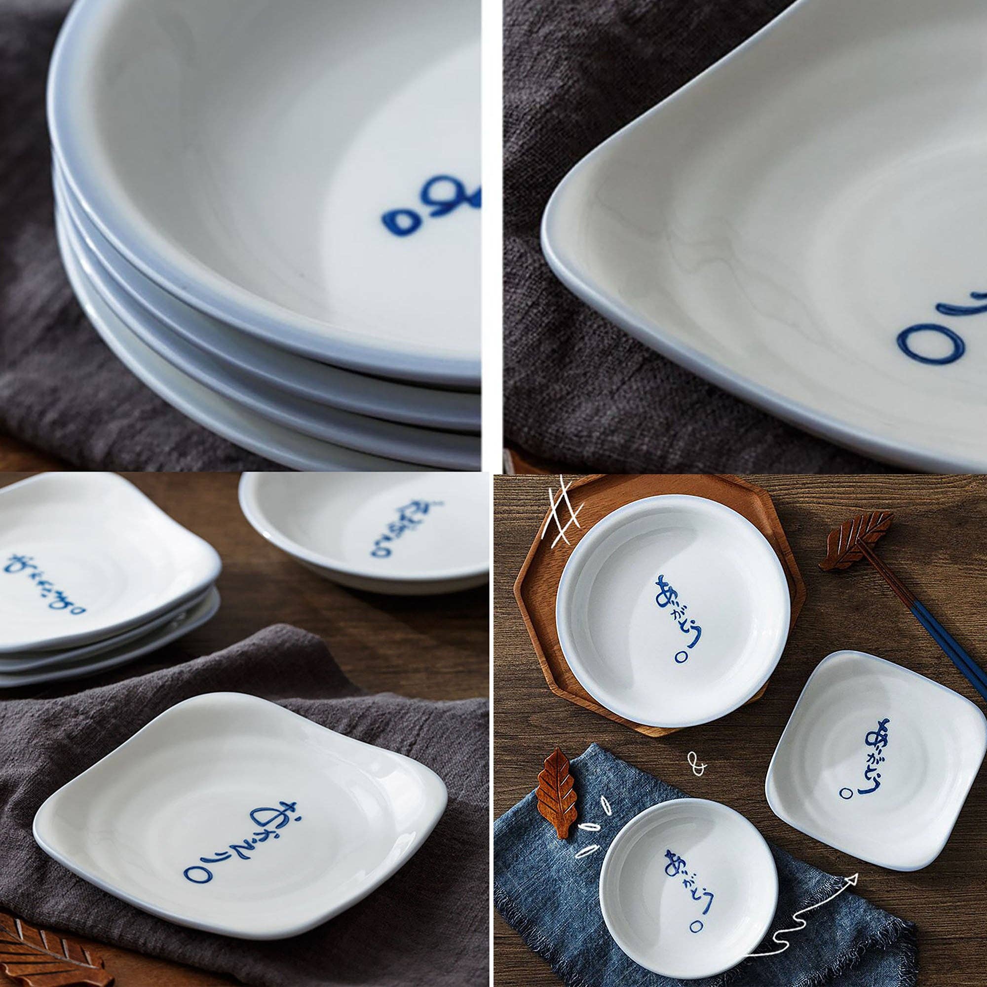 MinoCraft - Wholesale Dinner Plate - Plates with positive Japanese phrases9