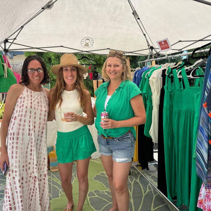 Bette - Wholesale Lounge Set - Women's - Cabana Green Terry Cloth Shorts Set | Relaxed Lounge Style11