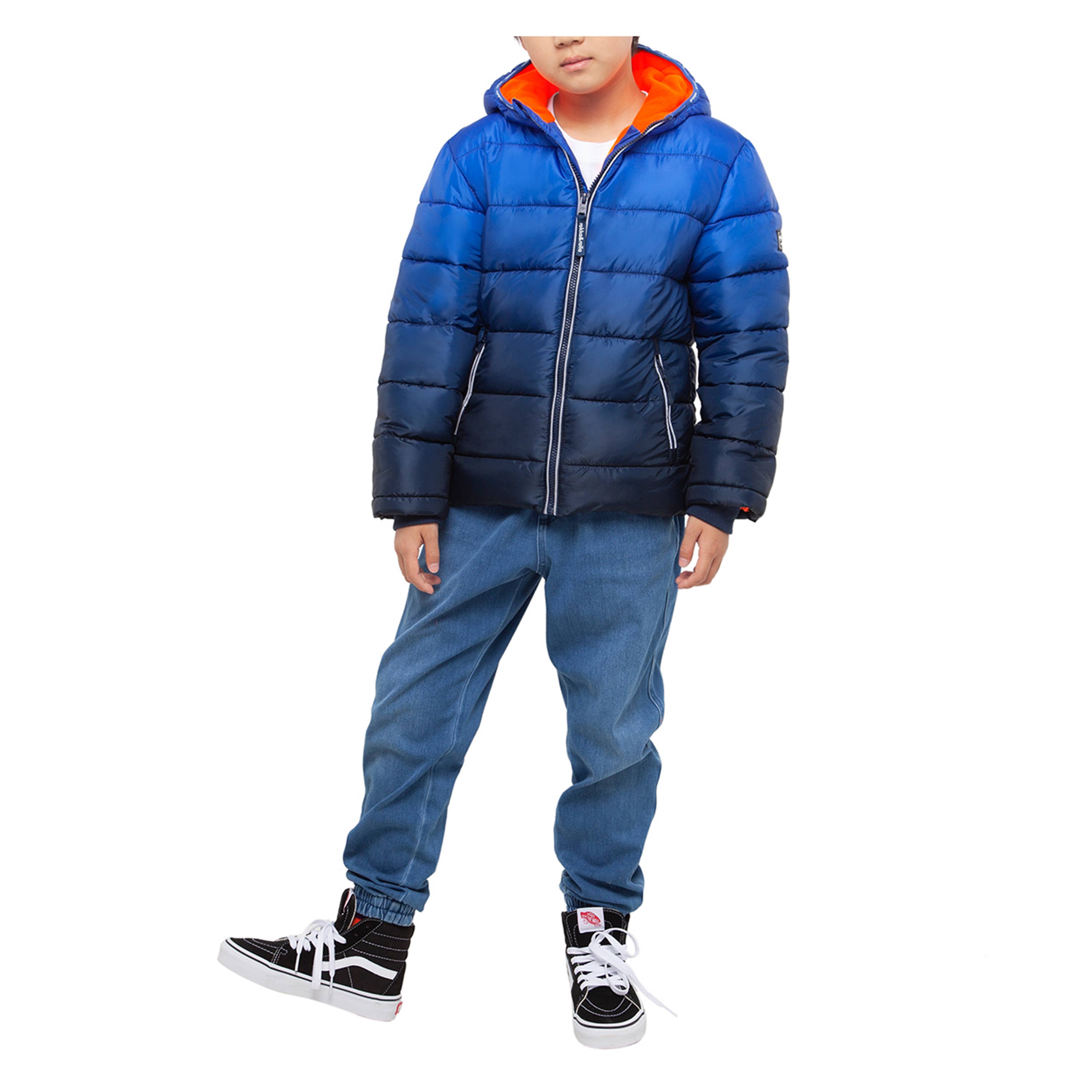 Rokka & Rolla - Wholesale Puffer Jacket - Kids - Boys' Heavy Winter Puffer Coat Bubble Jacket3