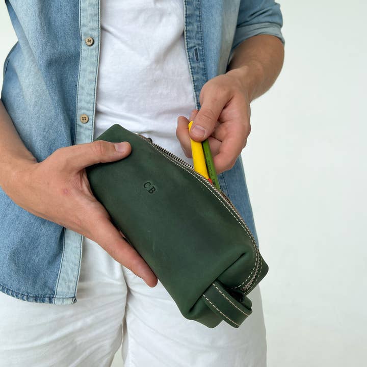 Pol Leather Studio – wholesale Pencil case/pouch – Pencil Case, Pen Case, Leather Makeup Bag.8