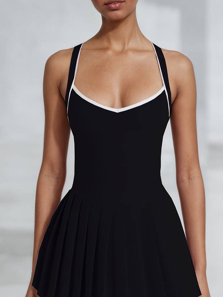 Mccolin - Wholesale Athletic dress – Women′s - Crossback Active Mini Dress0