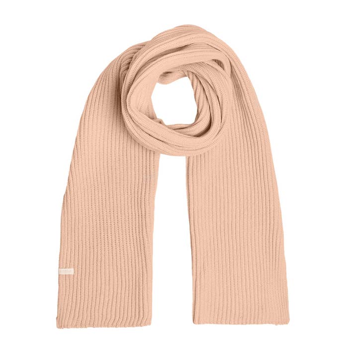 WIDDOP and Co. - Wholesale Socks - Unisex - Sophia Layers Cosy Knit Hat Glove & Scarf Gift Set - Nude3