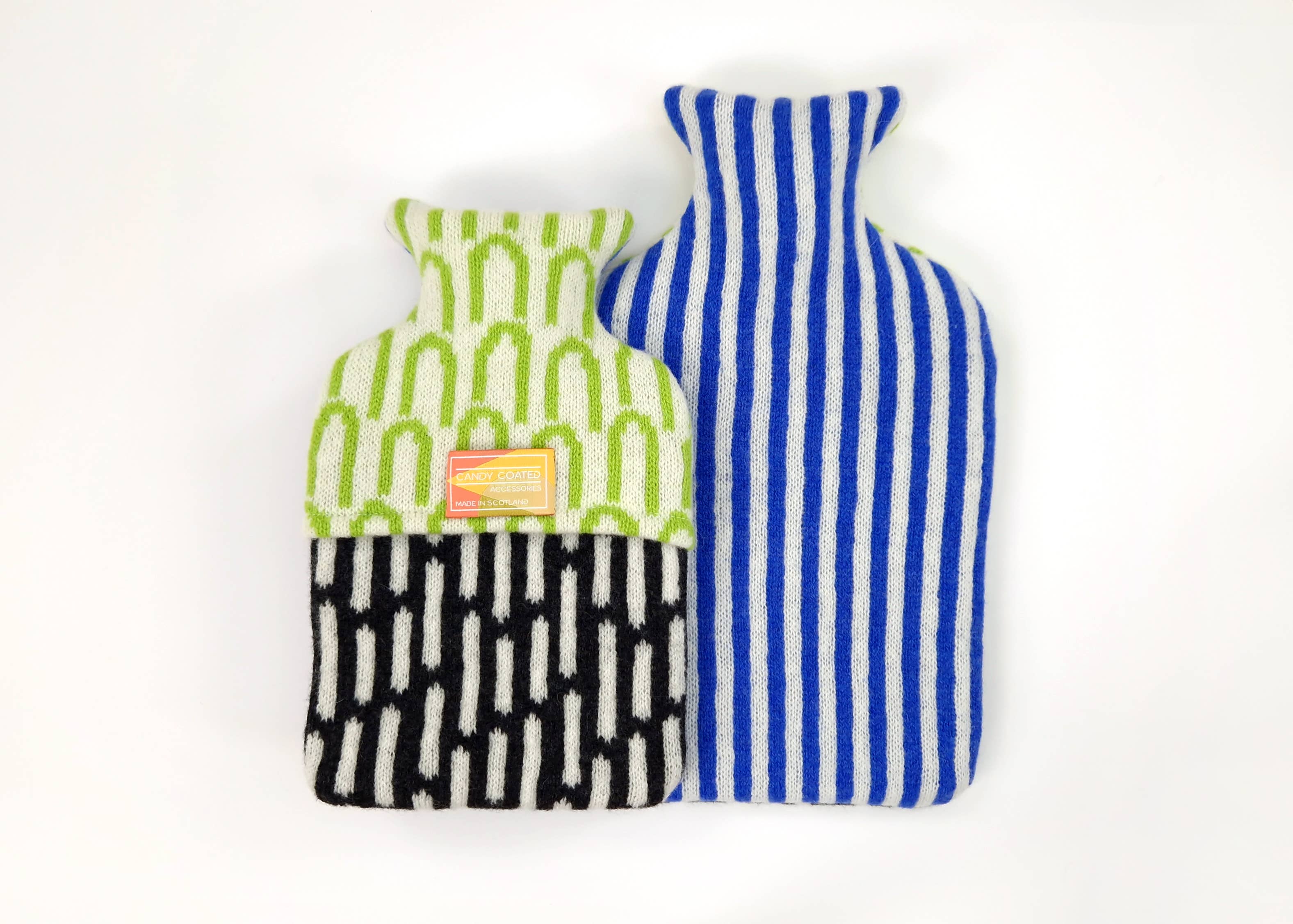 Candy Coated Accessories - Wholesale Warm/koud kompres - 2 liter warmwaterkruik met hoes in roze, geel en antraciet1