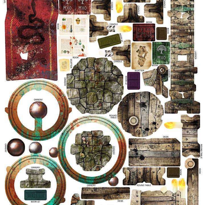 QMDirect - Wholesale Board Game - Battle Systems: Fantasy Dungeon Archives3