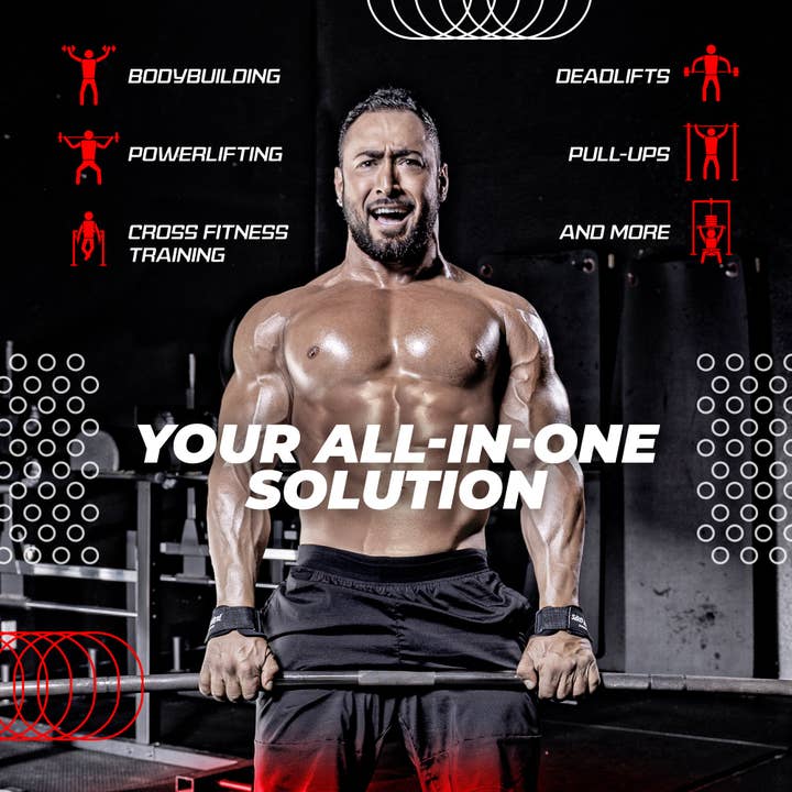 JerkFit – Engroshandel Fitnessudstyr – Death Grips Premium tunge løftestropper