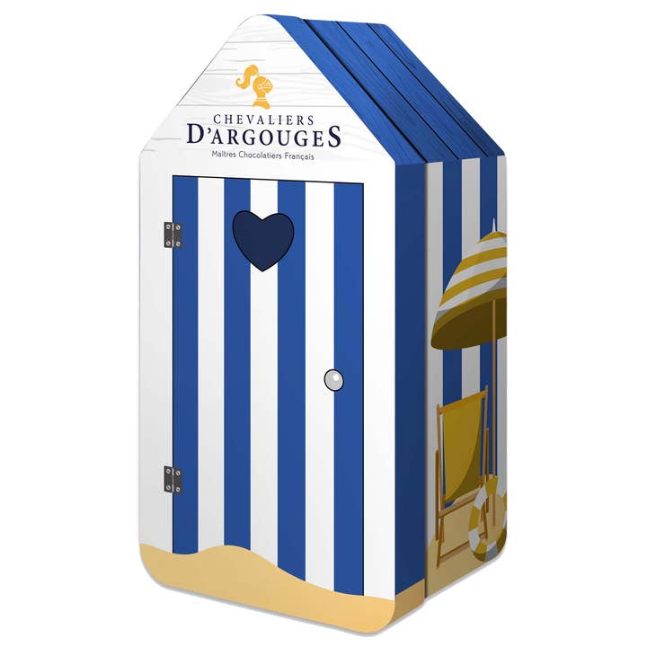 BEACH HUT - MELTING HAZELNUT BITES MILK CHOCOLATE for wholesale by Chevaliers d'Argouges