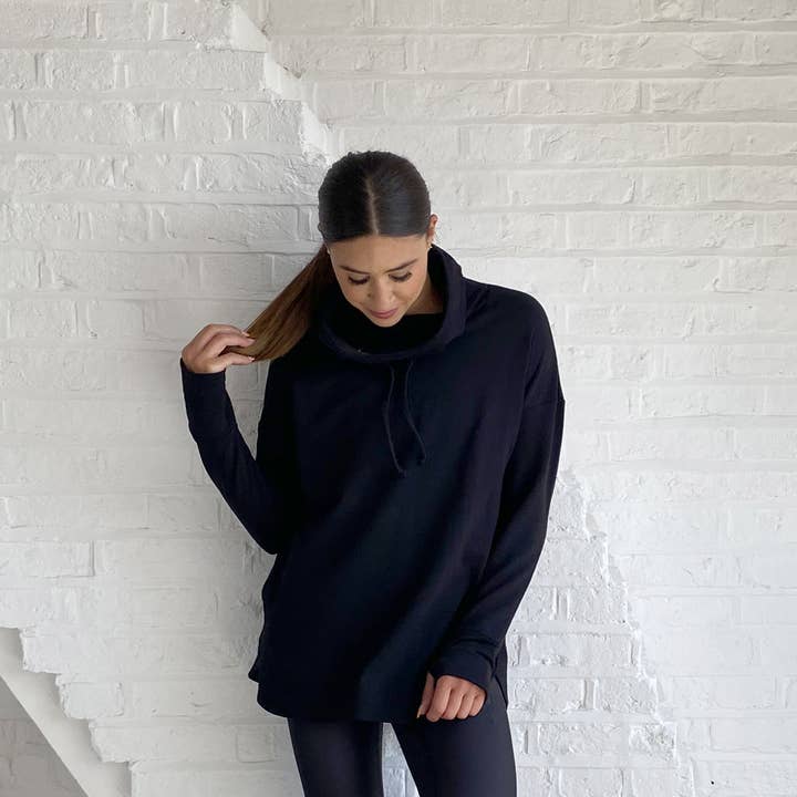 Chill Hoodie - Black for wholesale by West Seventy Nine