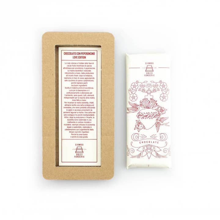 Emporio Sicilia - Wholesale Chocolate Bar - Modica IGP Chocolate with Chili Pepper - Ciomod2