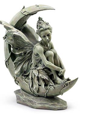 Fairy Sitting on a Crescent Moon # 14102 for wholesale by Napco