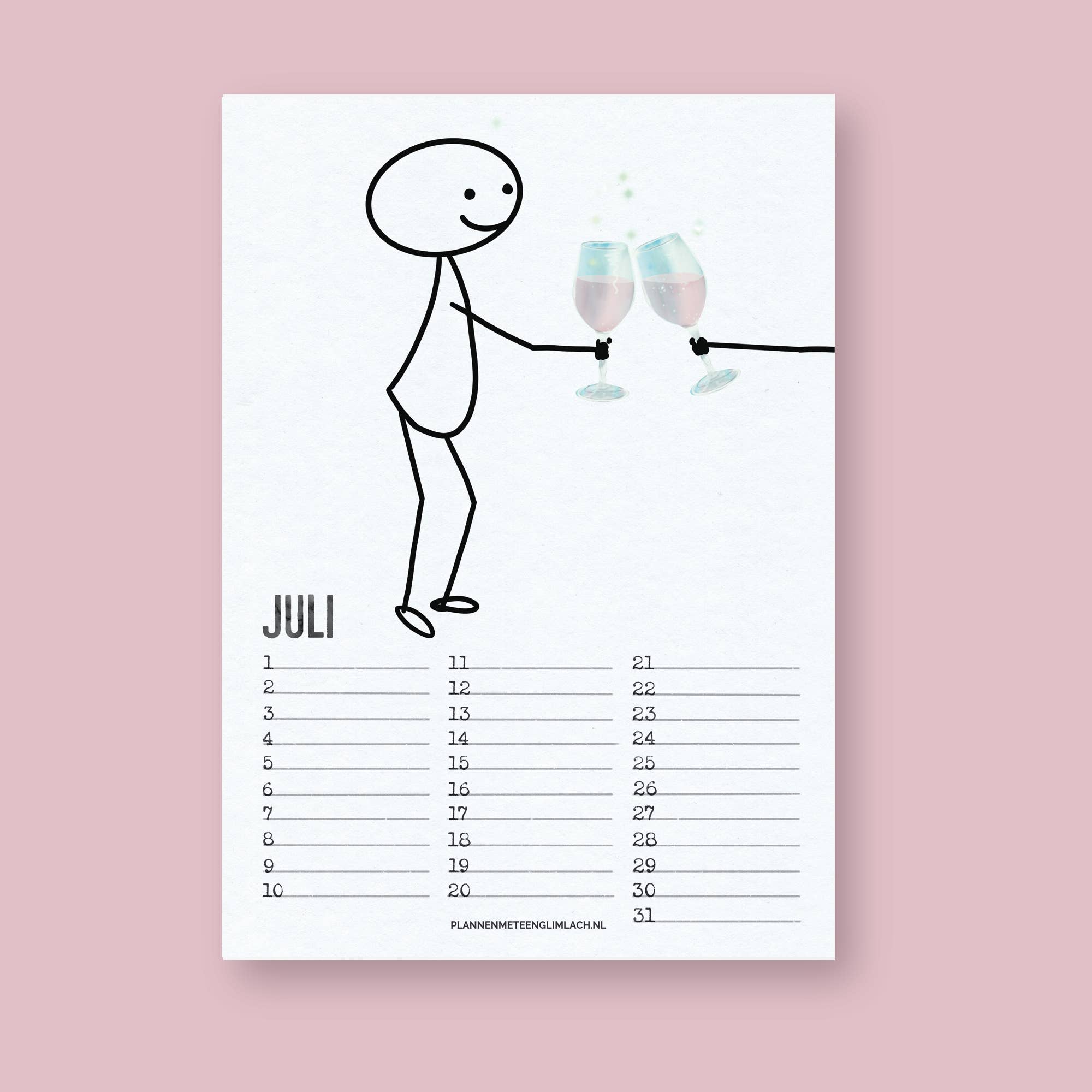 Studio Angelart - Wholesale Calendar - Happy Birthday Calendar from “Planning with a Smile”5