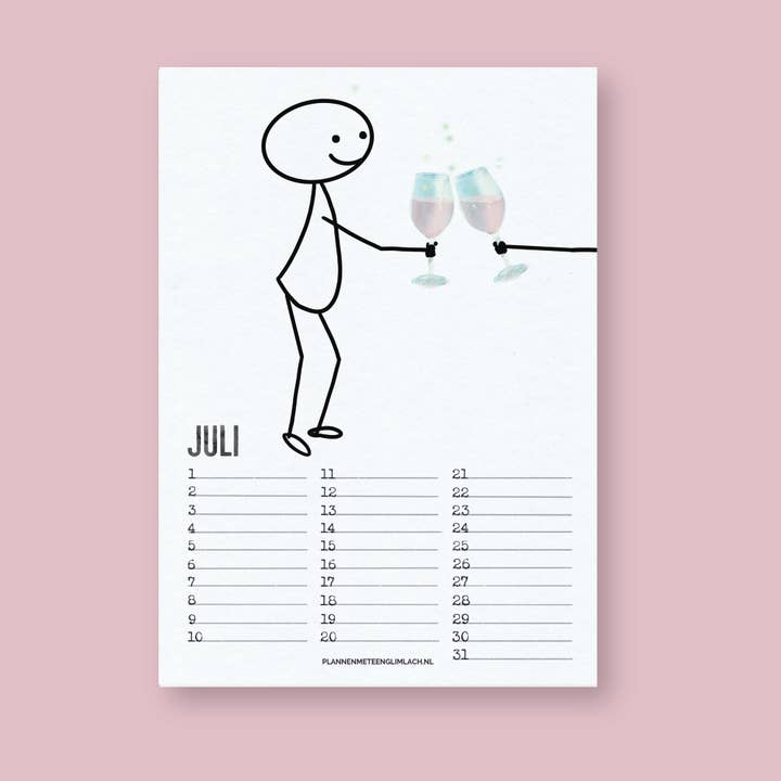 Studio Angelart - Wholesale Calendar - Happy Birthday Calendar from “Planning with a Smile”5