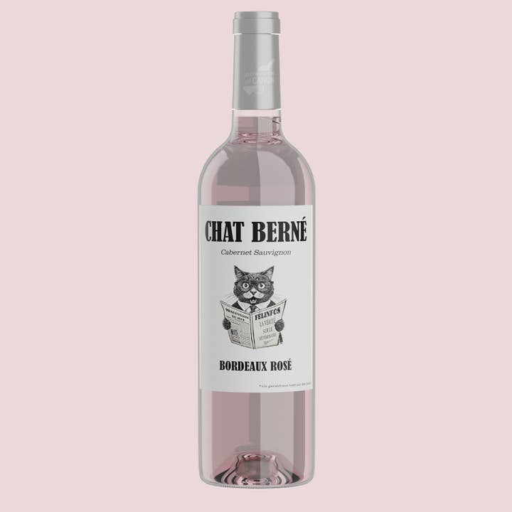 Les Compagnons du Canon – wholesale Rosévin – Chat Berné (tidning) 2024 - Bordeaux Rosé