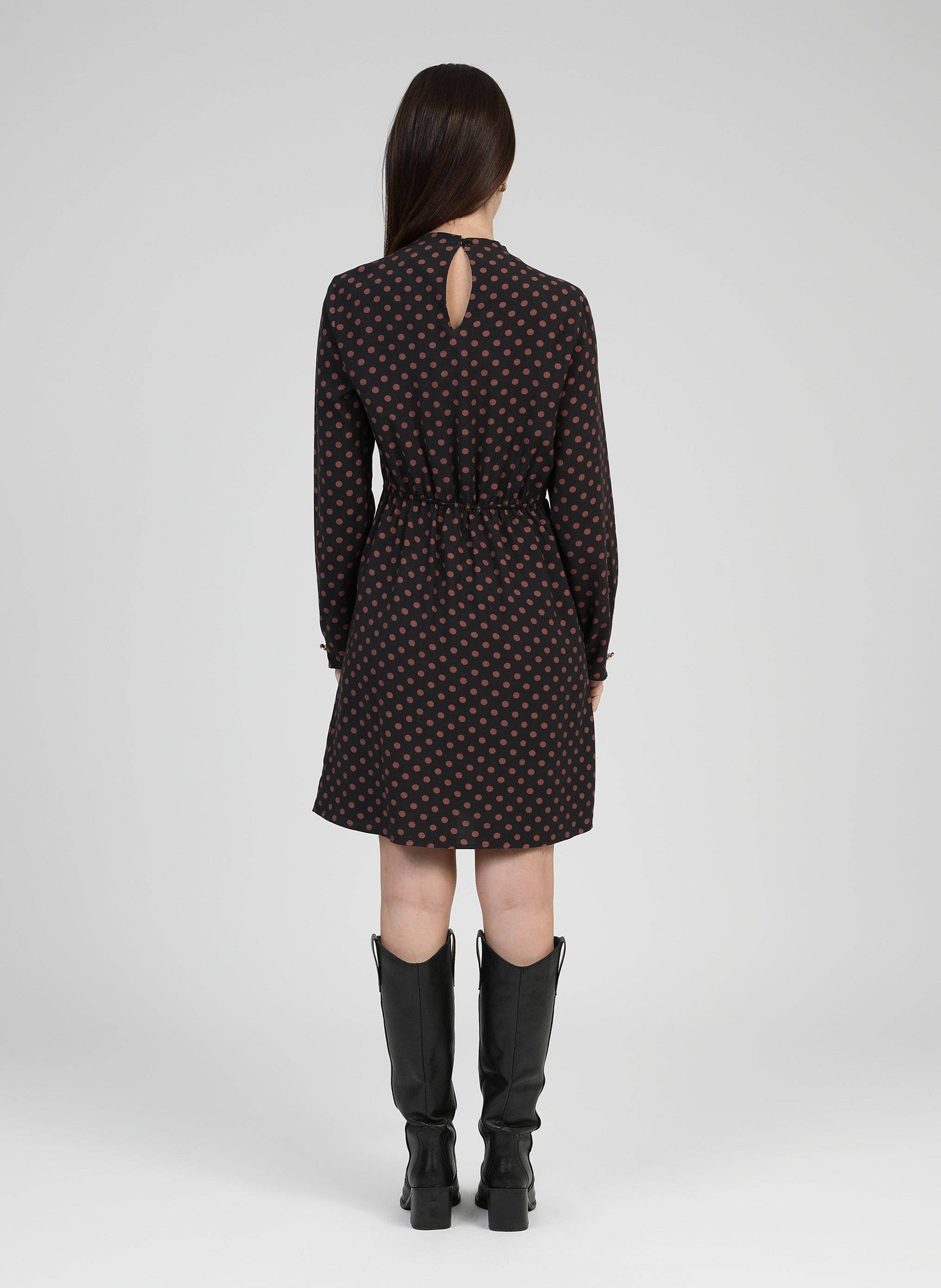 An'ge - Wholesale Dress - Women's - MALUKA SHORT DRESS palinto brown3