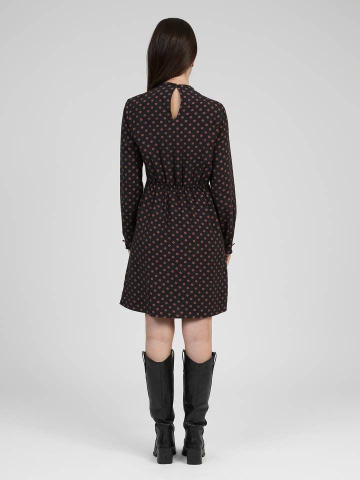 An'ge - Wholesale Dress - Women's - MALUKA SHORT DRESS palinto brown3