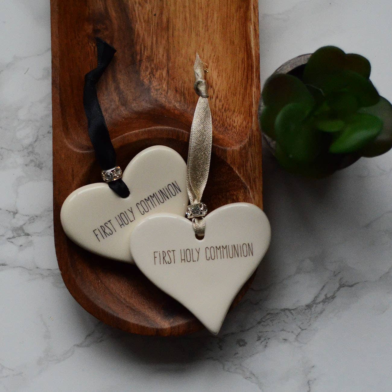 Dimbleby Ceramics - Vente Jeton/pièce de collection - Coeurs religieux en céramique10