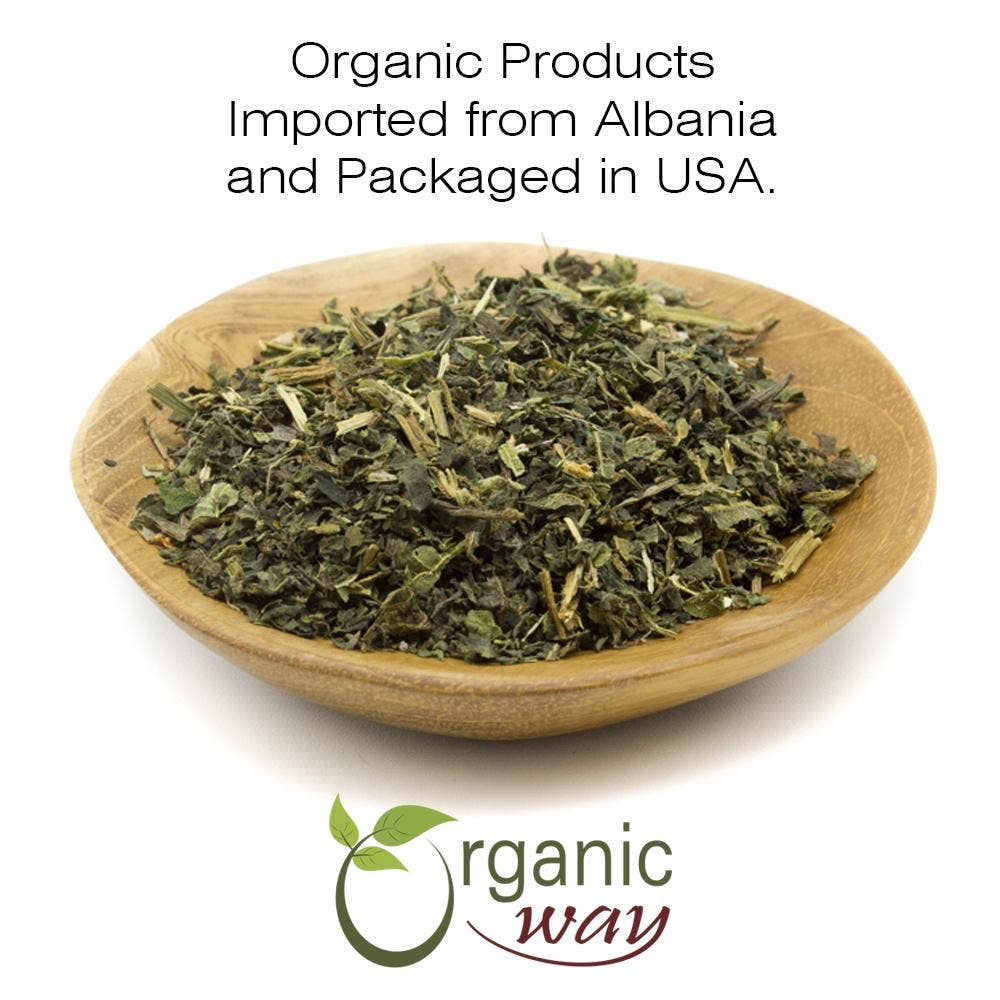 Organic Way LLC - Wholesale Loose Tea - Stinging Nettle Leaf Cut & Sifted (Urtica dioica) Herbal Tea - European Wild-Harvest | Kosher Certified | Vegan, Non GMO & Gluten Free | USDA Certified | Origin - Albania5