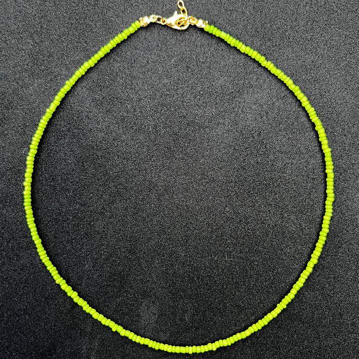 Loli - Wholesale Beaded/Pearl Necklace - Boho Beaded Necklace Set of 24 | Multicolor Layering Jewelry25