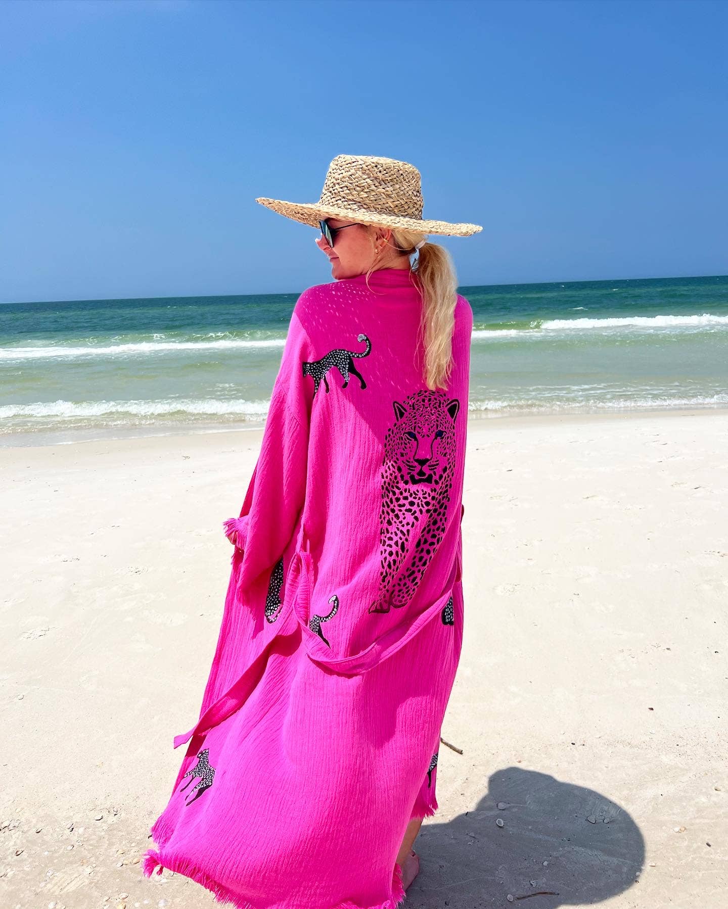 Karli Buxton - Wholesale Kaftan - Women's - Pink Leopard Kaftan Christmas!3