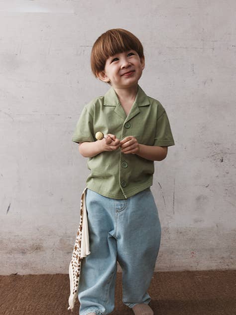 Robert Shirt | Sage for wholesale by Alfred