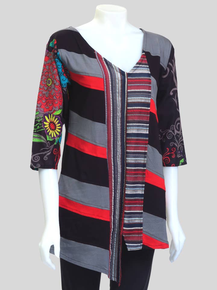 HI-T23015-BK för wholesale av Leopards & Roses