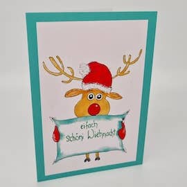 Folded greeting card (subject # 1373). A6 format for wholesale by CARD-ART