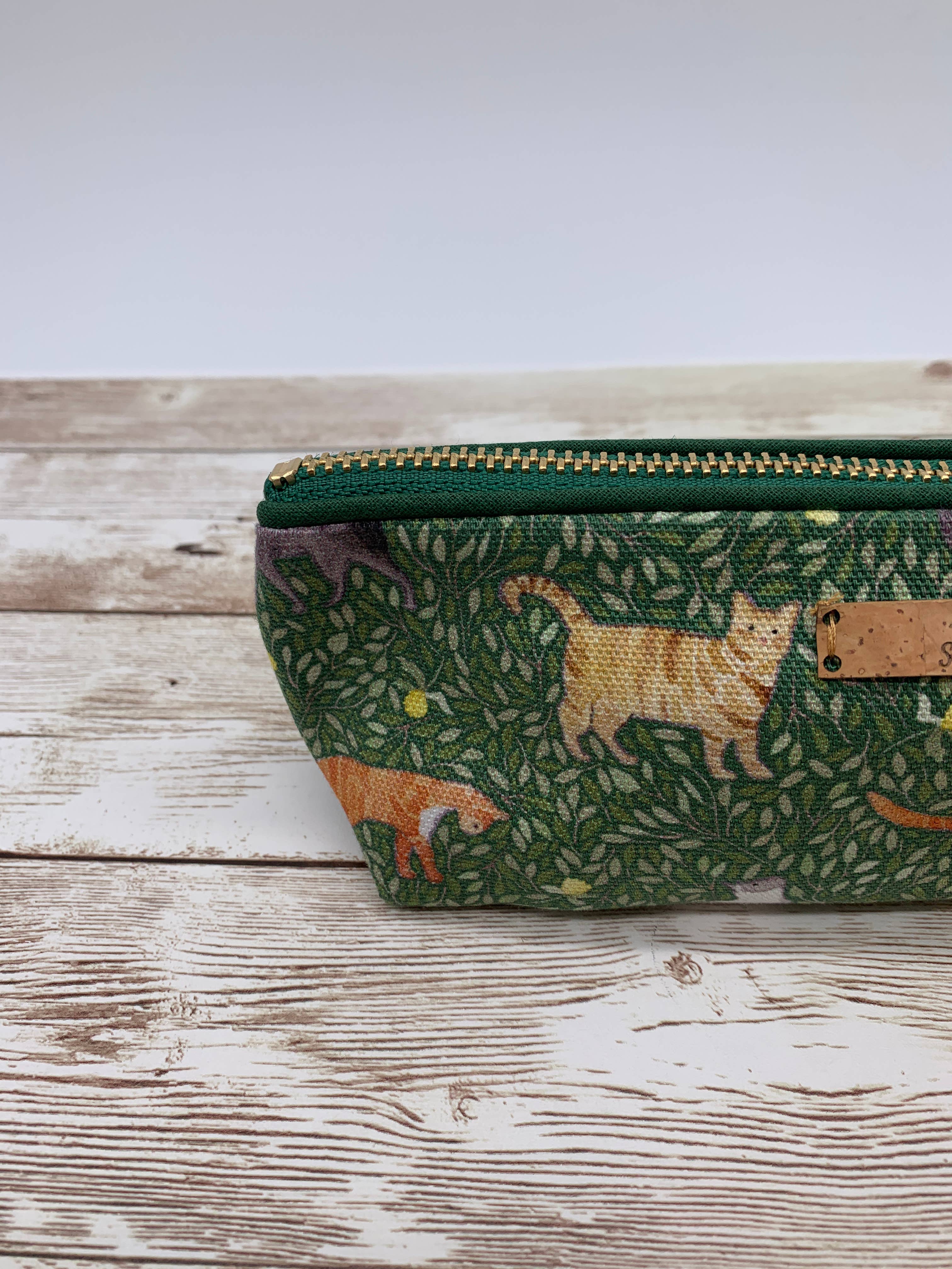 Samantha Hall Designs - Wholesale Pencil Case/Pouch - Cat pencil case1