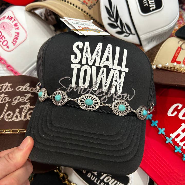 Vibes Hat Company - Wholesale Trucker Hat - Women's - Small Town Smokeshow Trucker Hat | Western Cap | Rodeo Hat |1