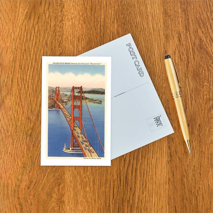 Found Image Press - Wholesale Postcard - Postcard SF-72 Golden Gate Bridge, San Francisco, California1