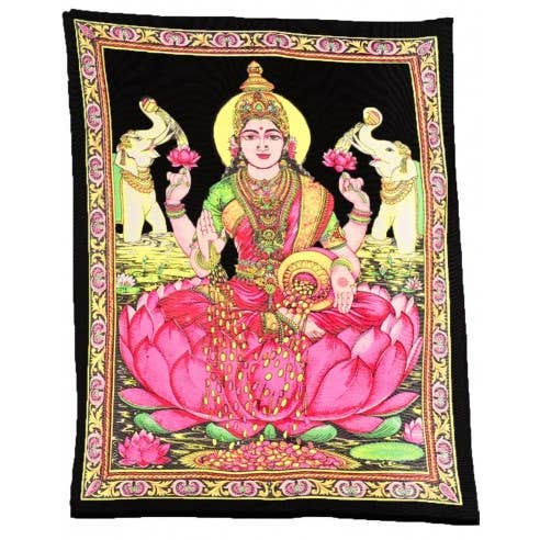 Kimago's Home - Wholesale Tapestry/Textile - Lakshmi Goddess Tapestry