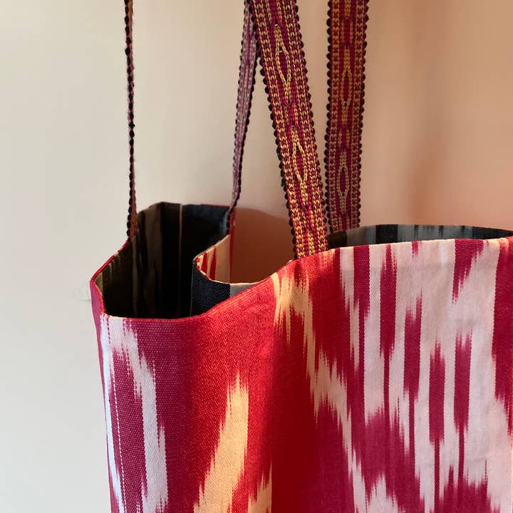 various colors ikat fabric shopper for wholesale on Faire4