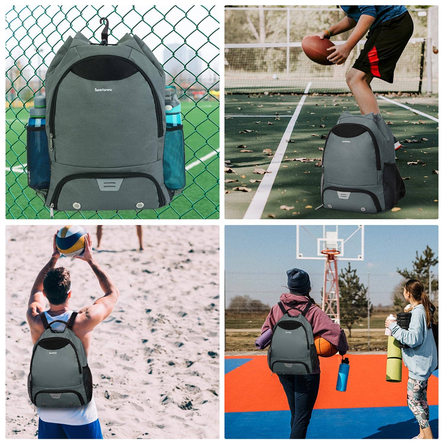 wandf - Wholesale Backpack - Unisex - Drawstring Backpack Soccer Basketball Backpack Gym Bag26