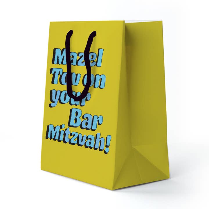 Mazel Tov on Your Bar Mitzvah Gift Bag por atacado de Drawn Goods