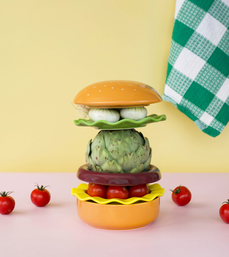 L'expressionist - Vente Service à vaisselle - Set de plats hamburger3